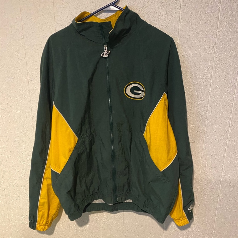Vintage Green Bay Packers Logo Athletics light Jacket